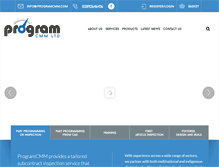 Tablet Screenshot of programcmm.com